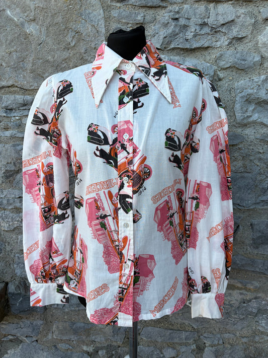 70s Mercedes blouse uk 10