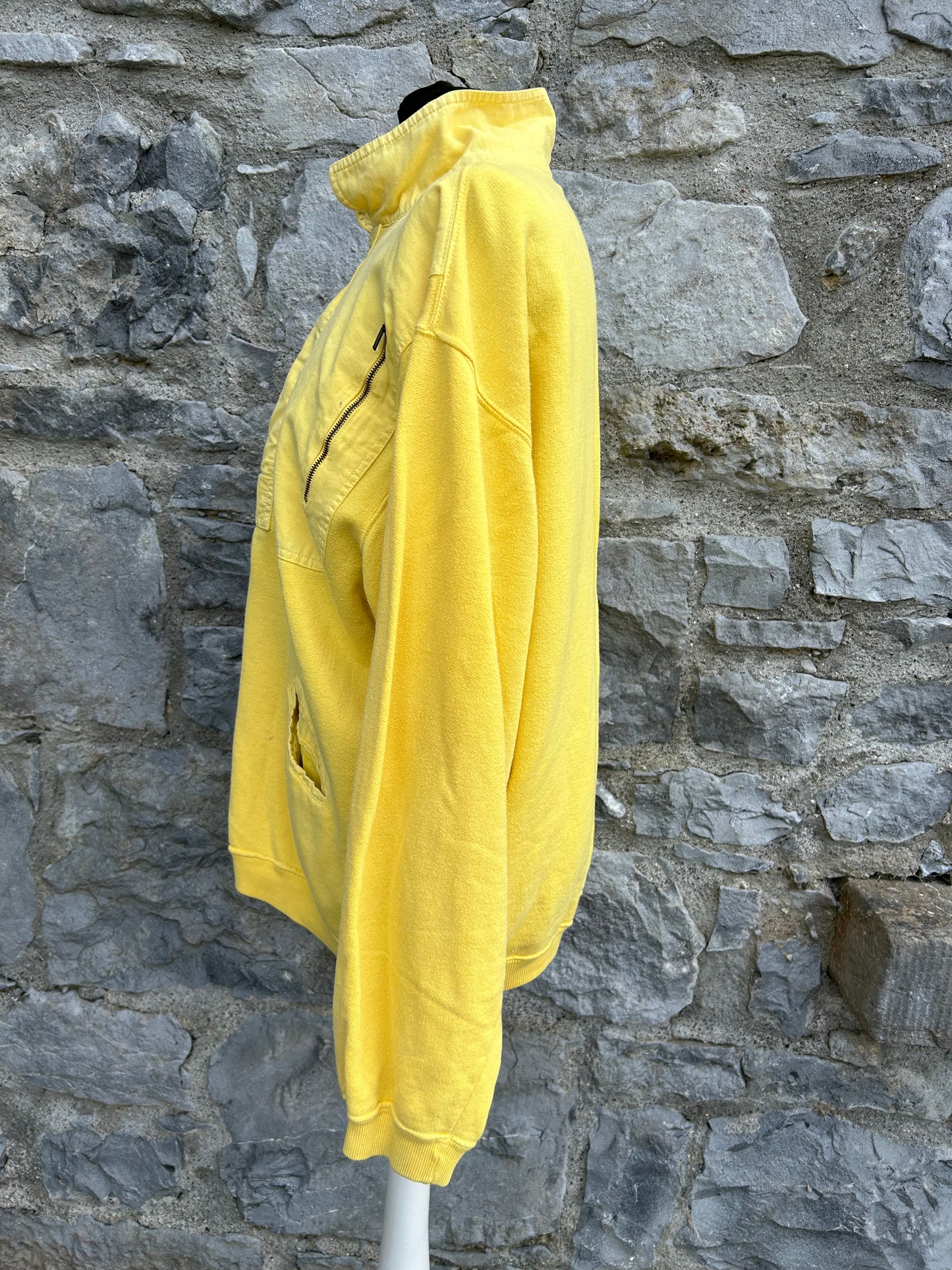 80s yellow golf sweatshirt Medium