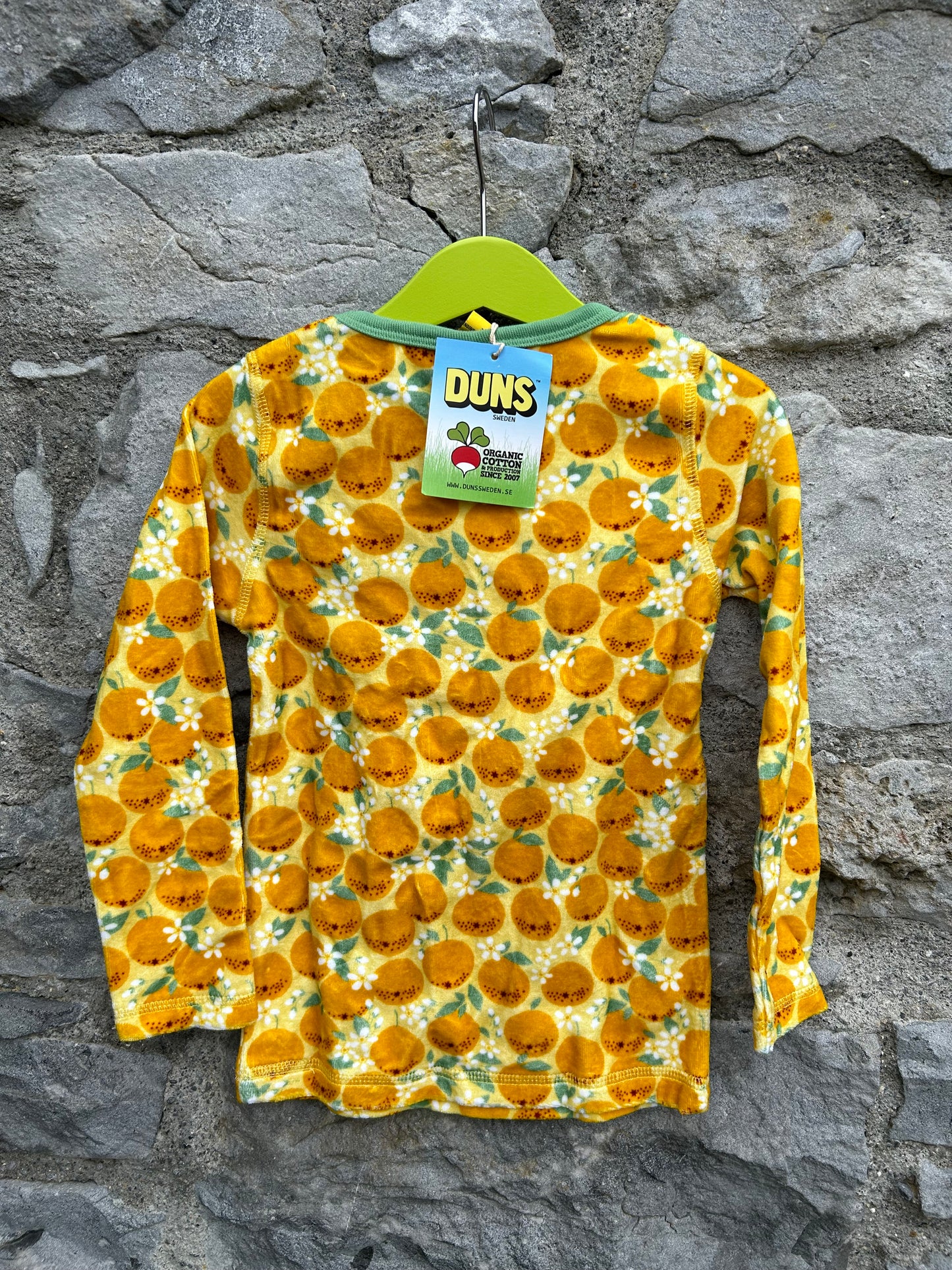 Oranges yellow velour top  3-4y (98-104cm)