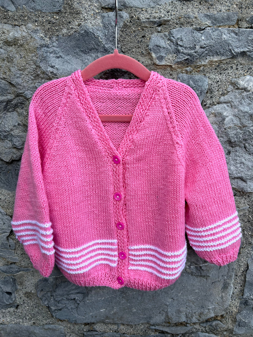 Pink cardigan  3-4y (98-104cm)