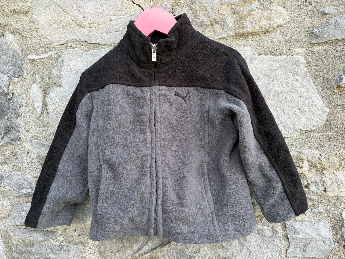 Black&grey fleece 18-24m (86-92cm)
