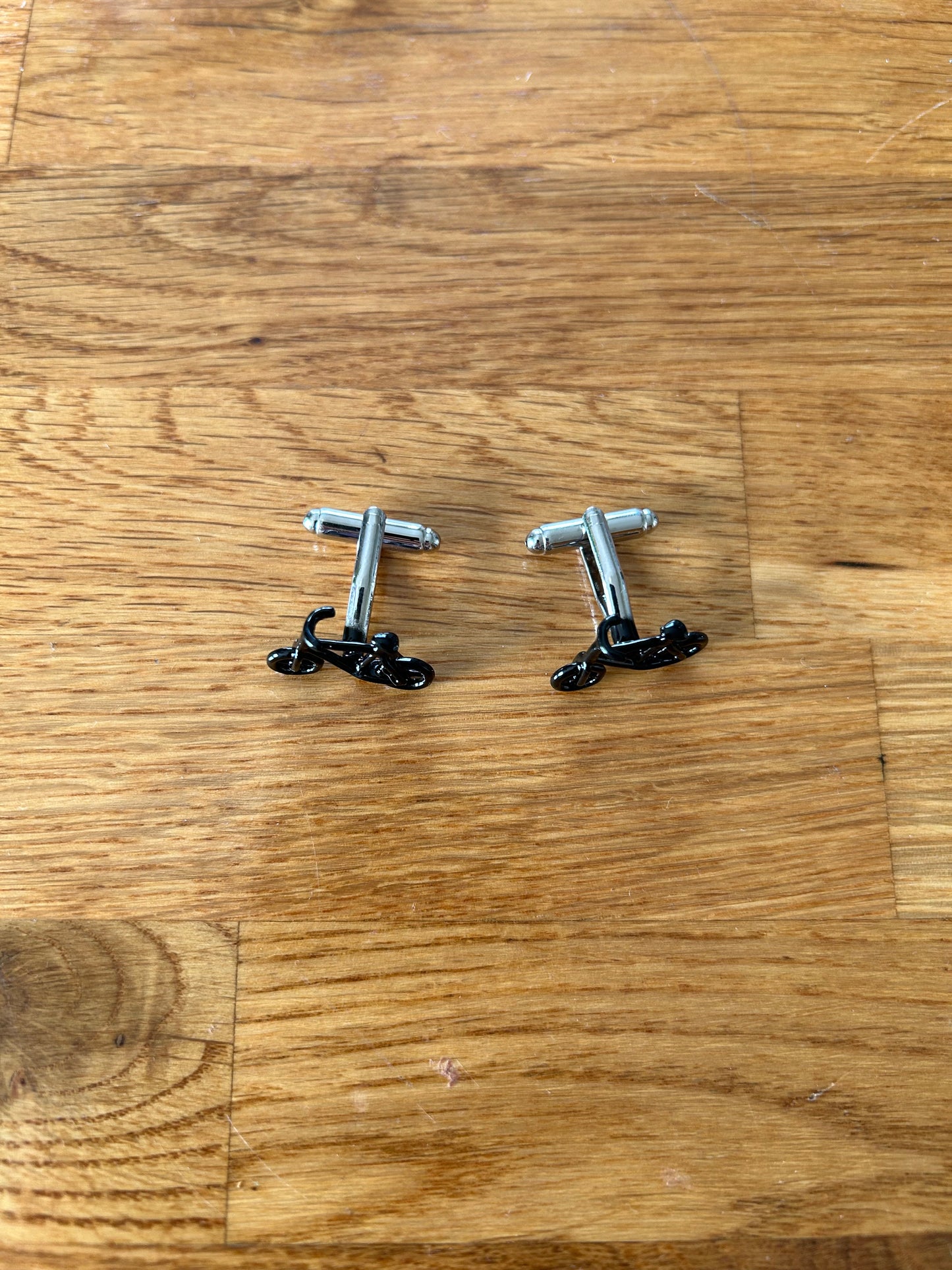 Bike cufflinks