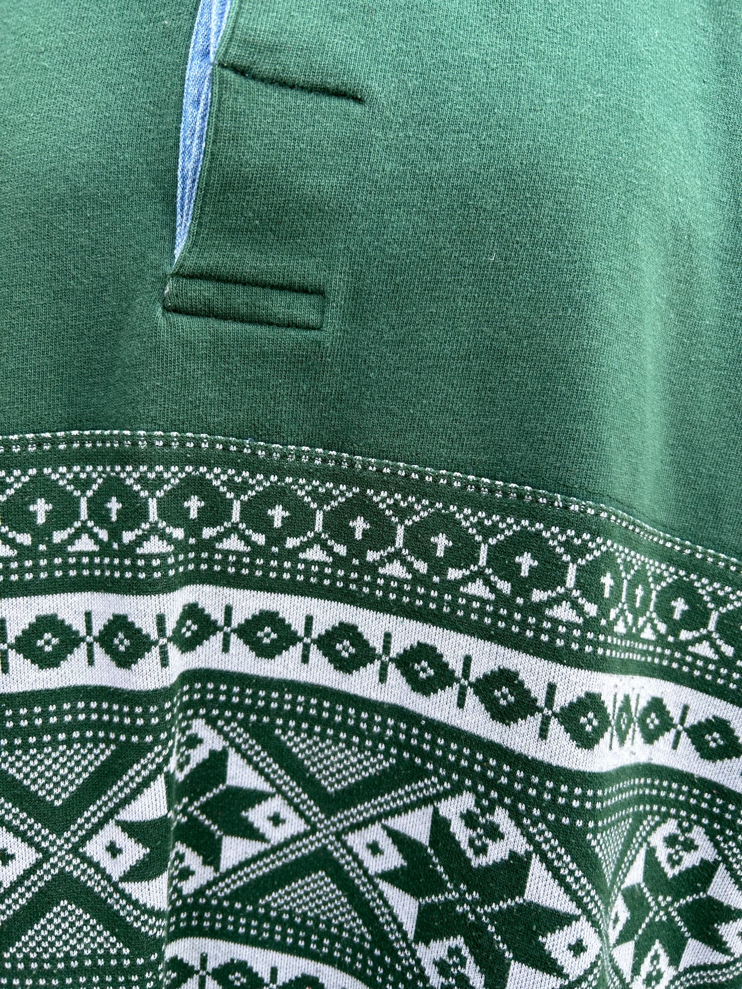 90s green winter sweatshirt XL