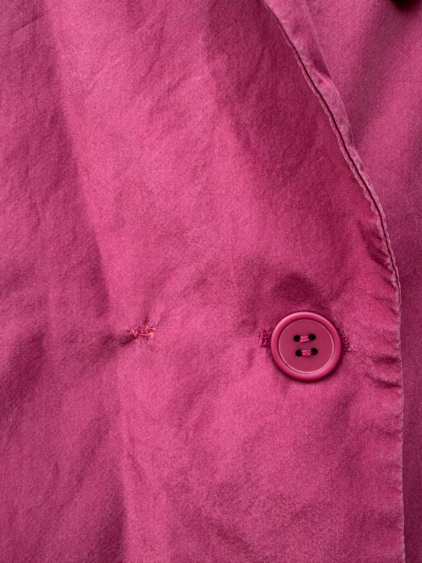 80s maroon silk jacket Large