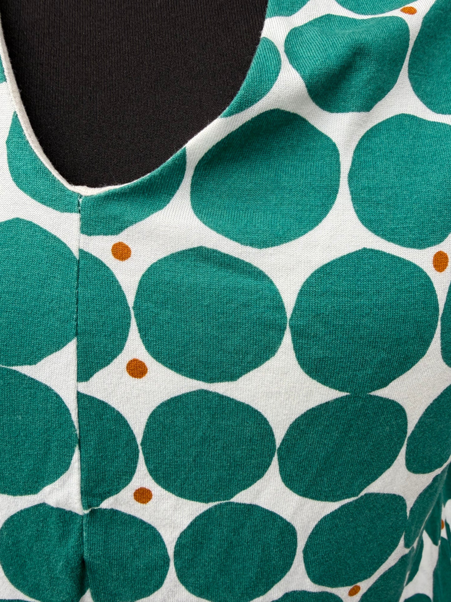 Green mega dots top uk 8-10