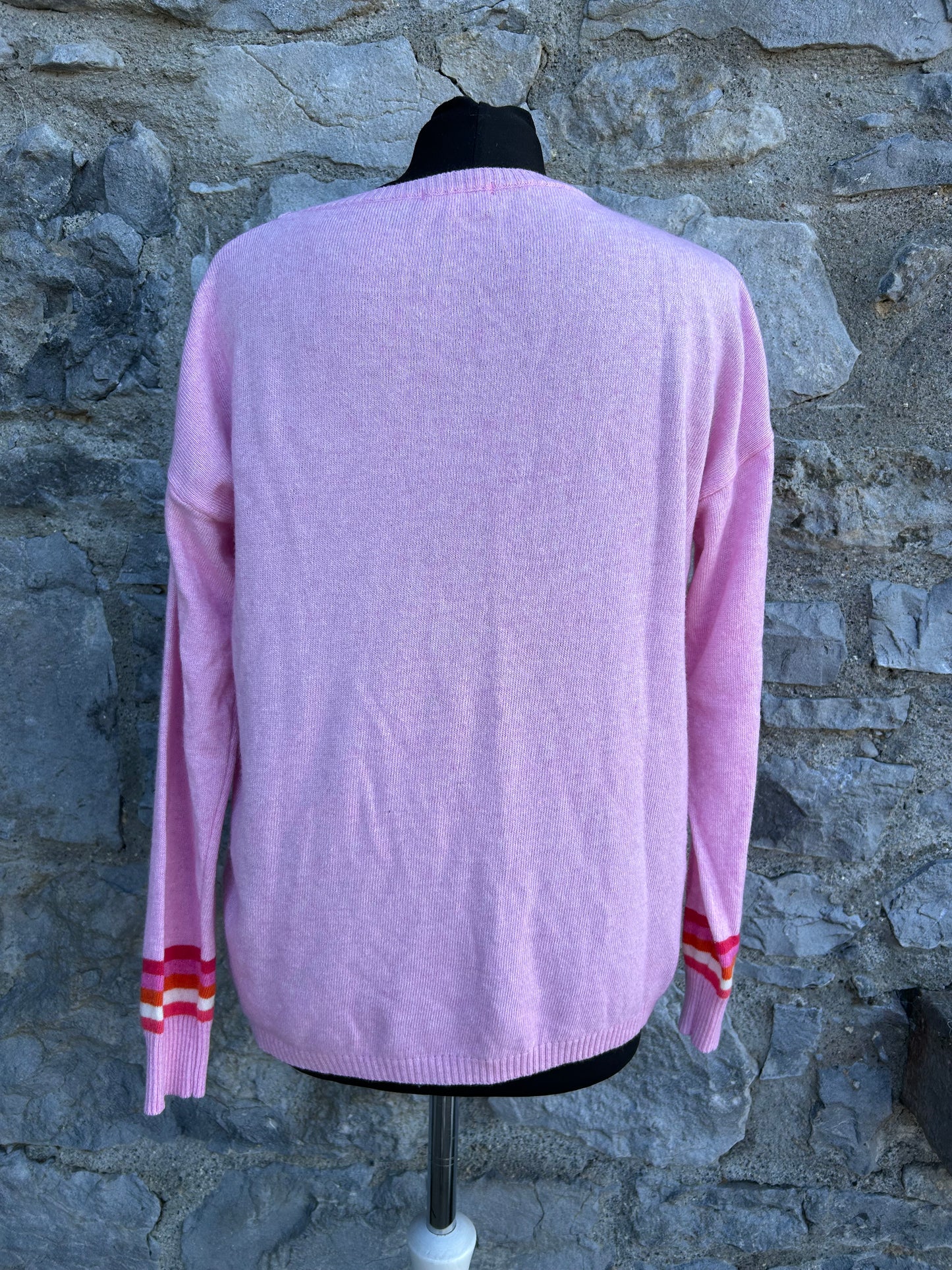 Pink cashmere jumper uk 12-14