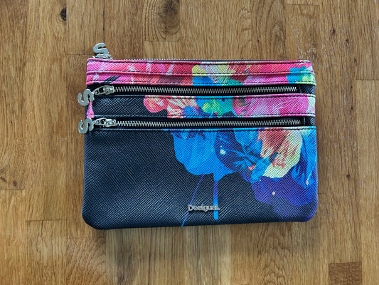 Floral abstract purse