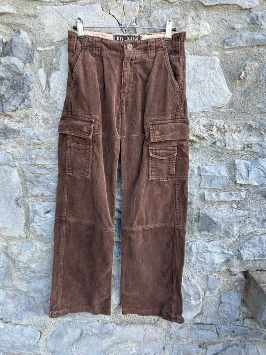 Y2K brown cords  10-11y (140-146cm)