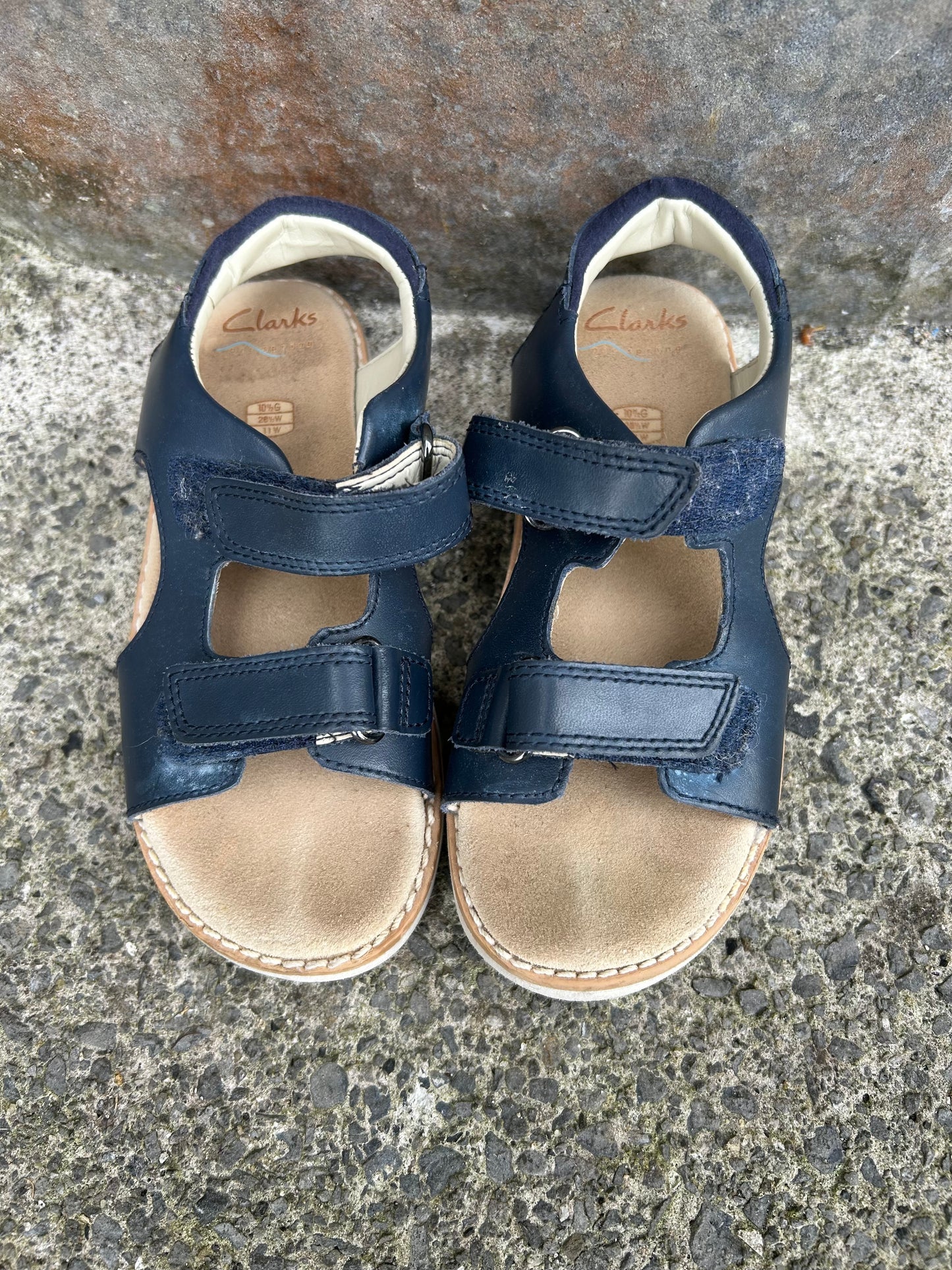 Navy sandals  uk 10.5G (eu 28.5)
