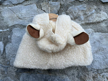 Load image into Gallery viewer, Sheep woolly poncho  0-6m (56-68cm)
