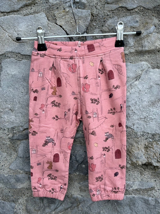 Pink woodland pants  3-6m (62-68cm)