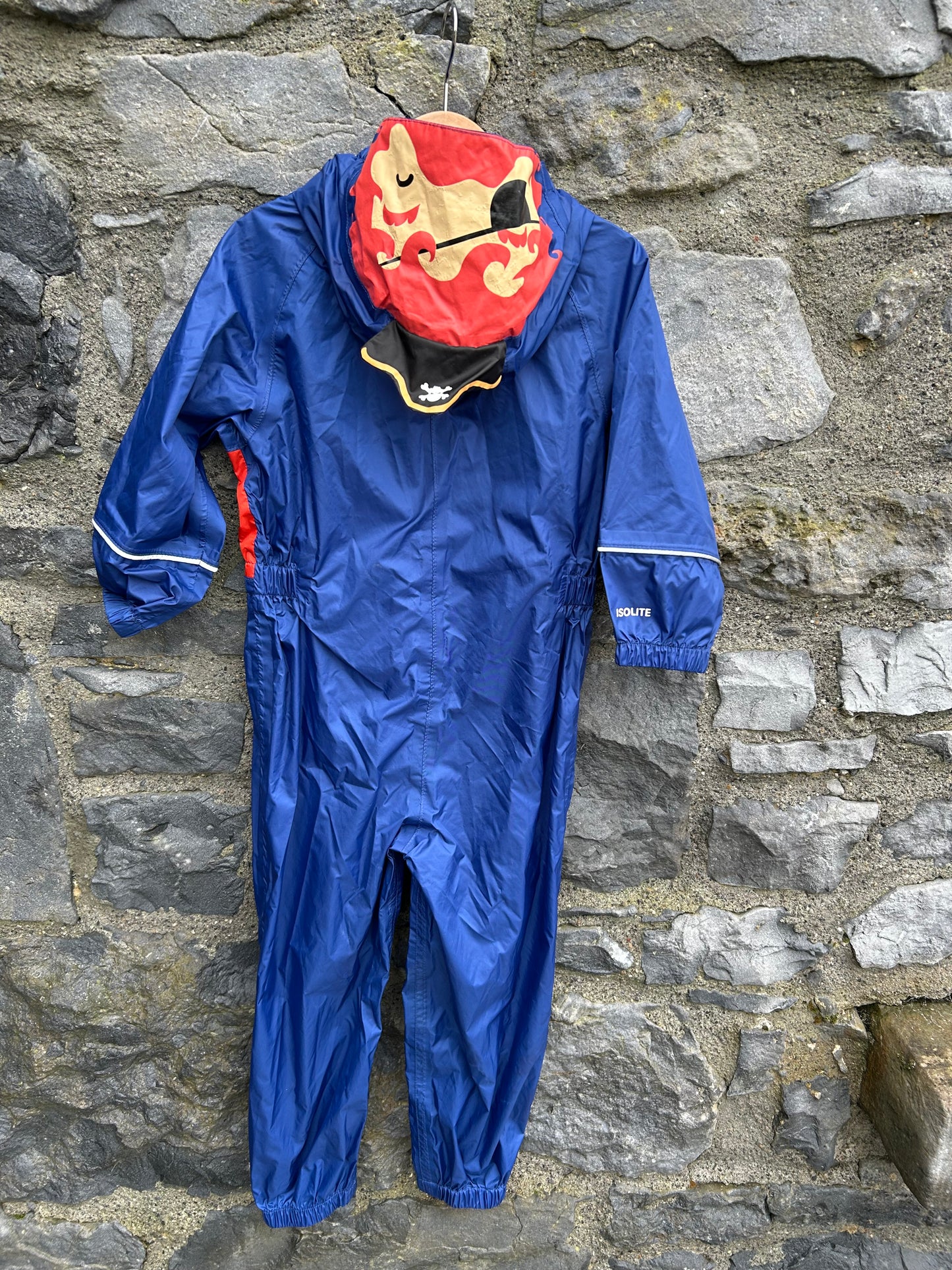 Pirate blue puddle suit  3-4y (98-104cm)