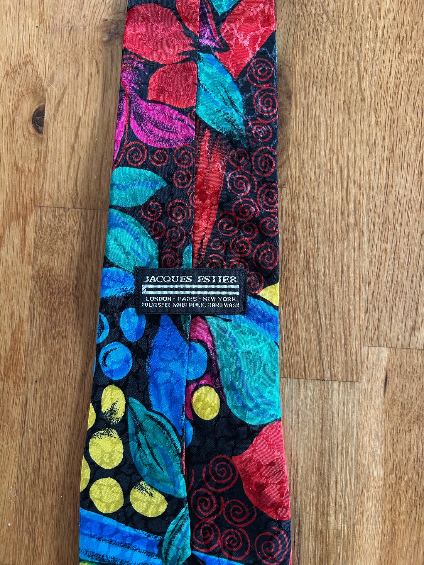 Colourful tie
