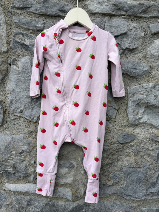 Raspberry pink onesie 3-6m (62-68cm)
