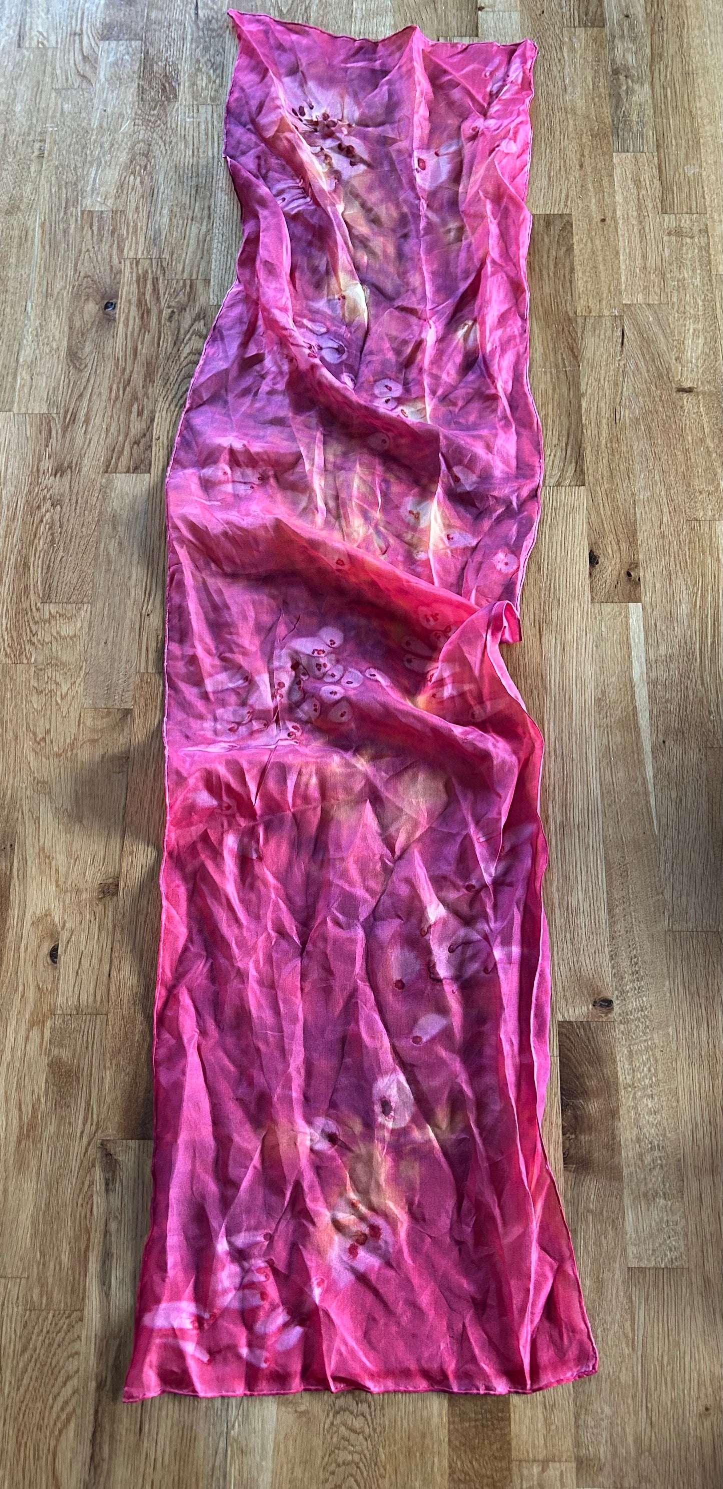 Pink ombre scarf