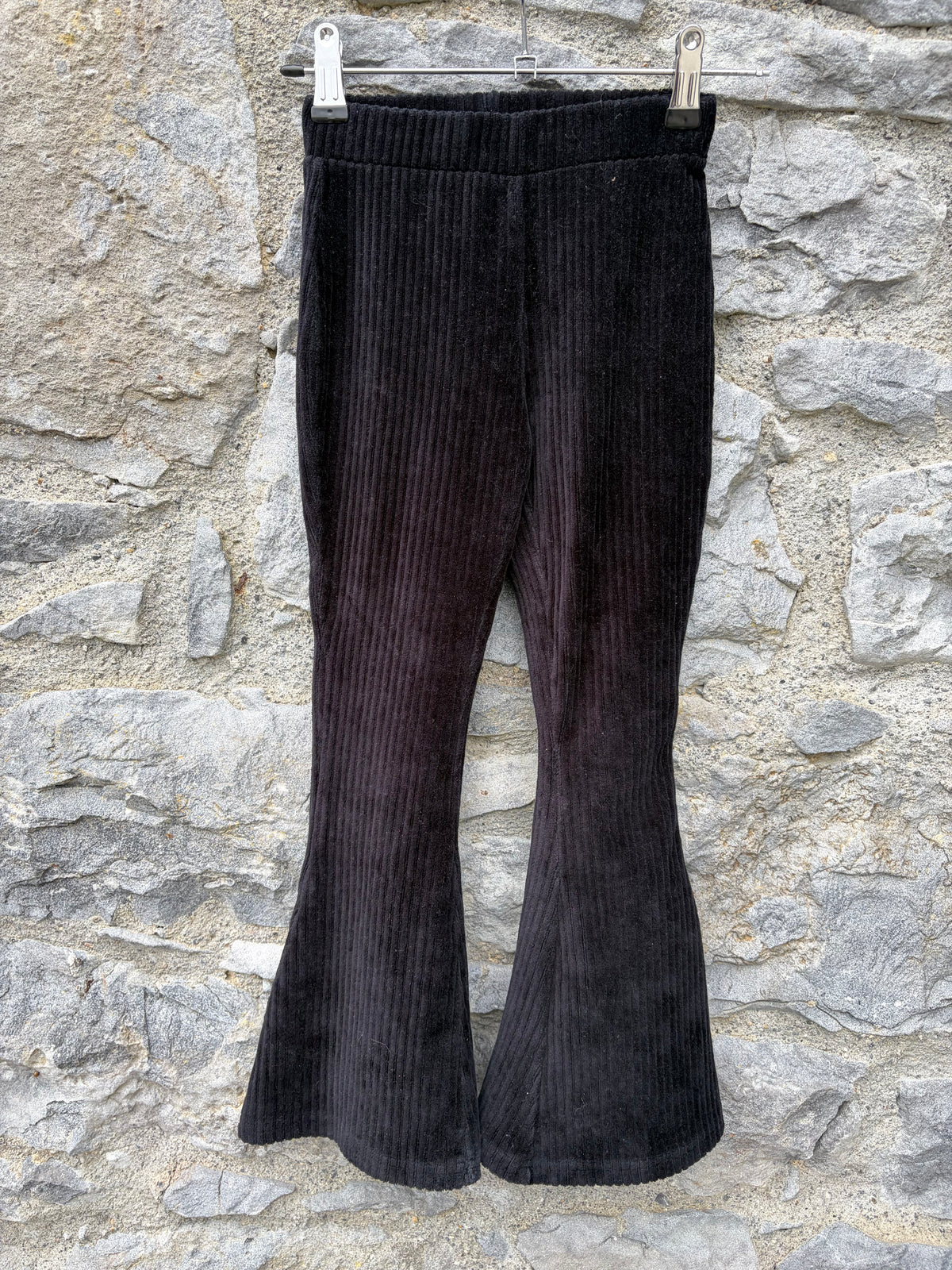 Black ribbed flares  5-6y (110-116cm)