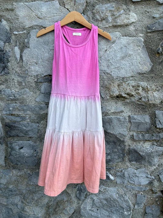 Pink ombré summer dress  6-7y (116-122cm)