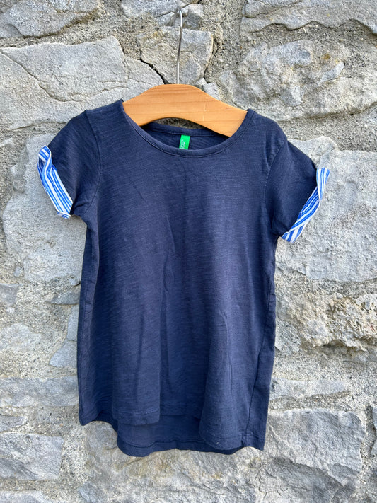 Navy T-shirt  2y (92cm)