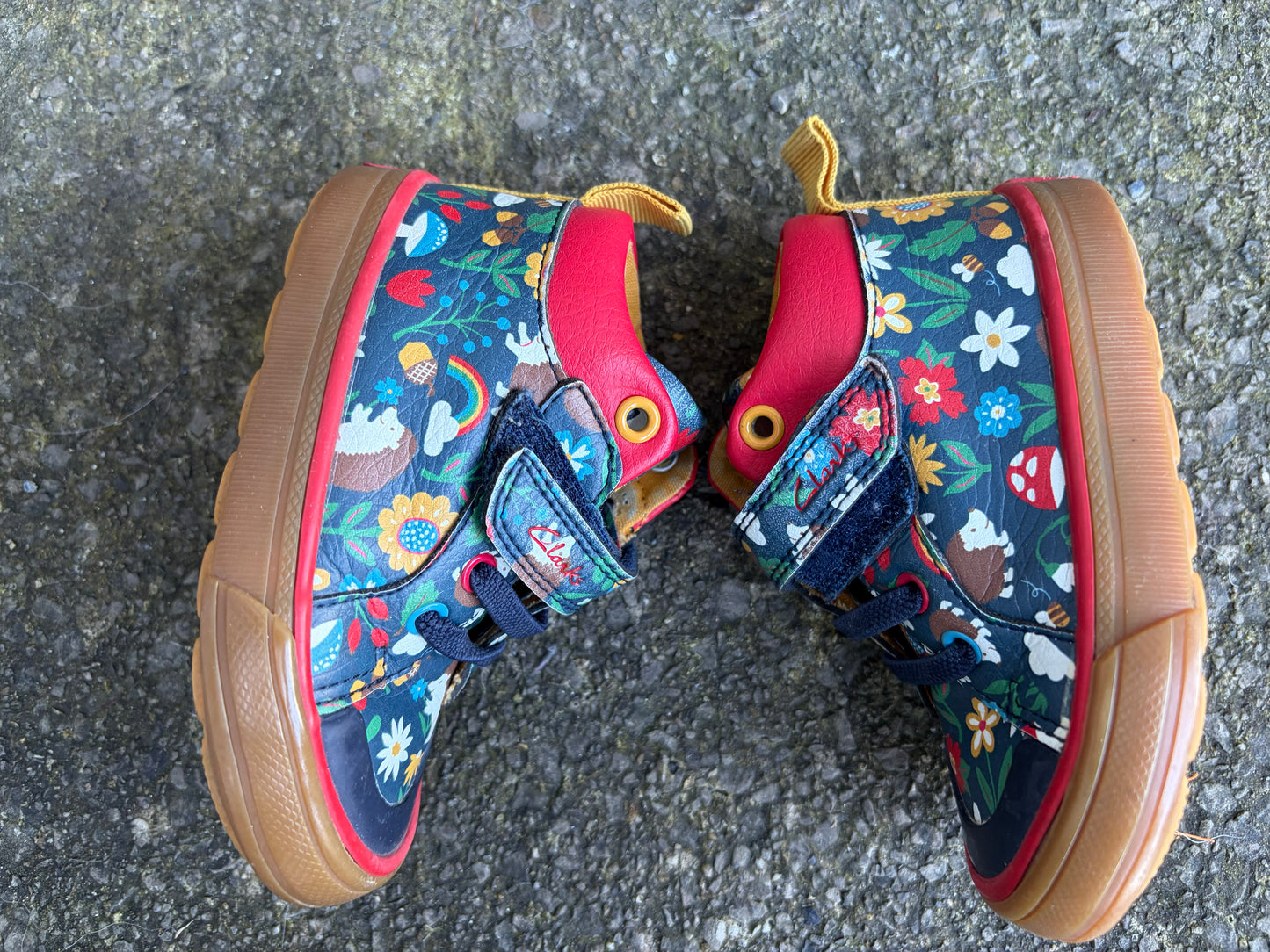 Woodland navy ankle high boots  uk 4.5 (eu 20.5)