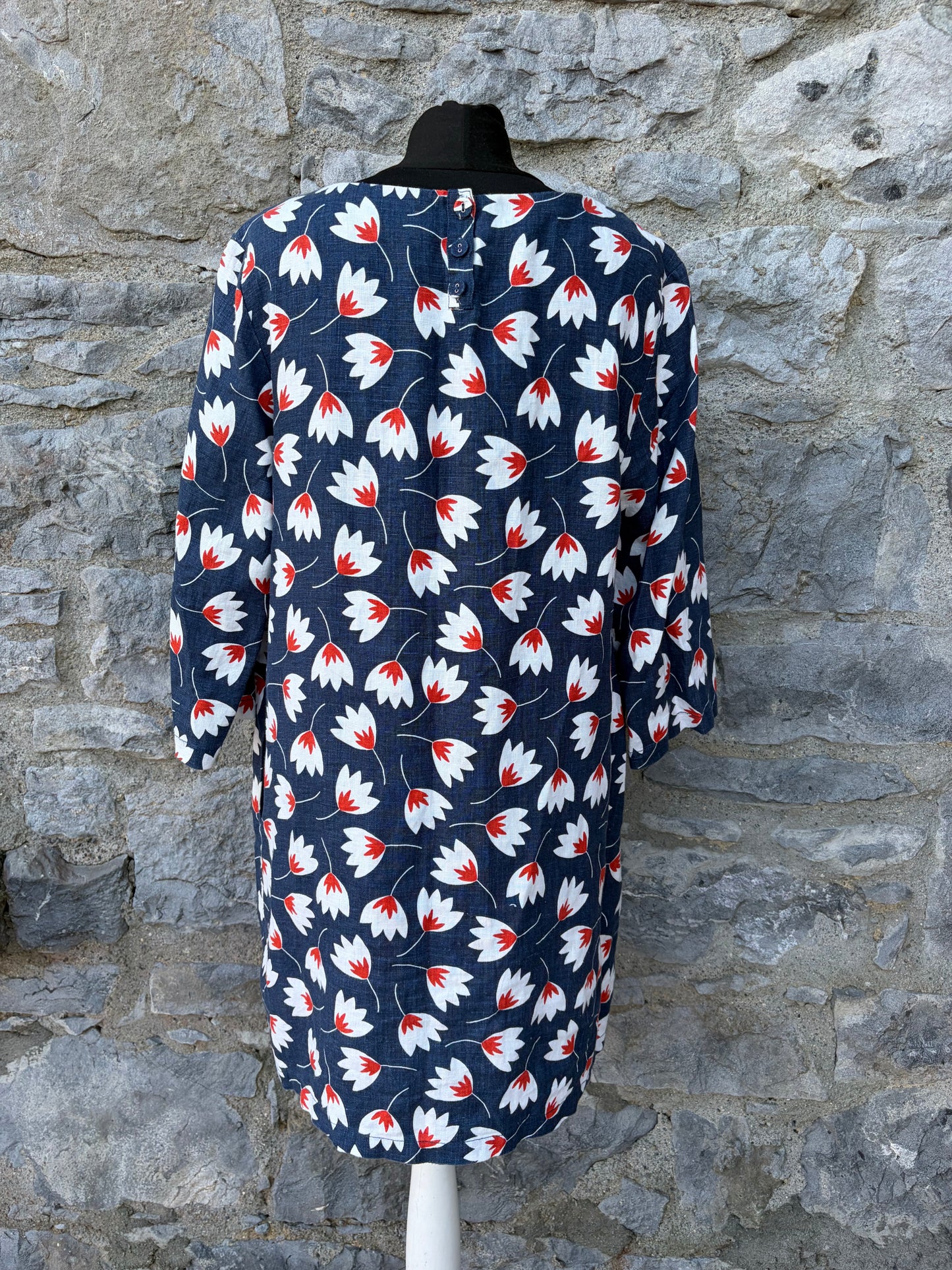 Sol Blaze floral navy tunic uk 14