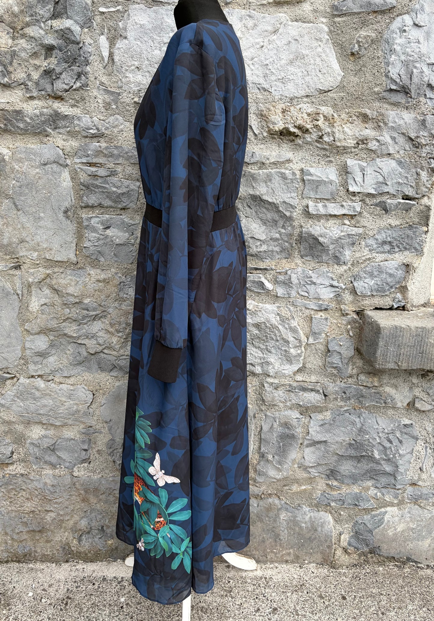 Emrall Houdini long-sleeve navy dress uk 14