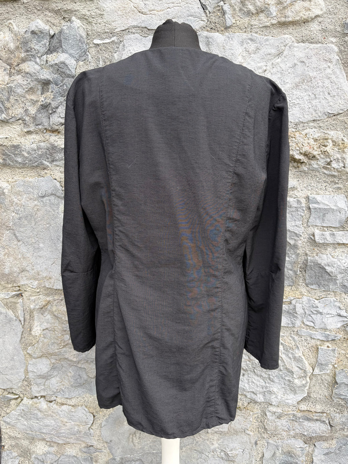 90s black blouse uk 10-12
