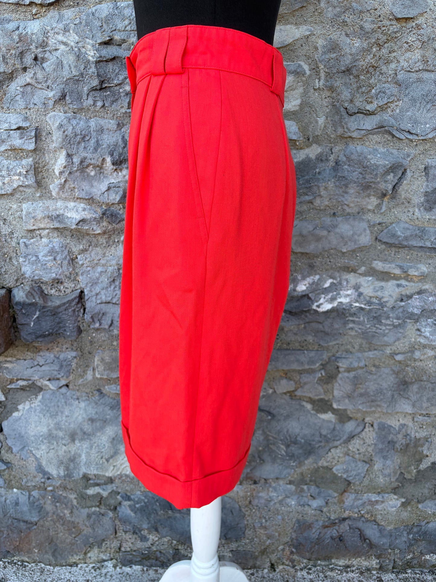 80s red shorts uk 6-8