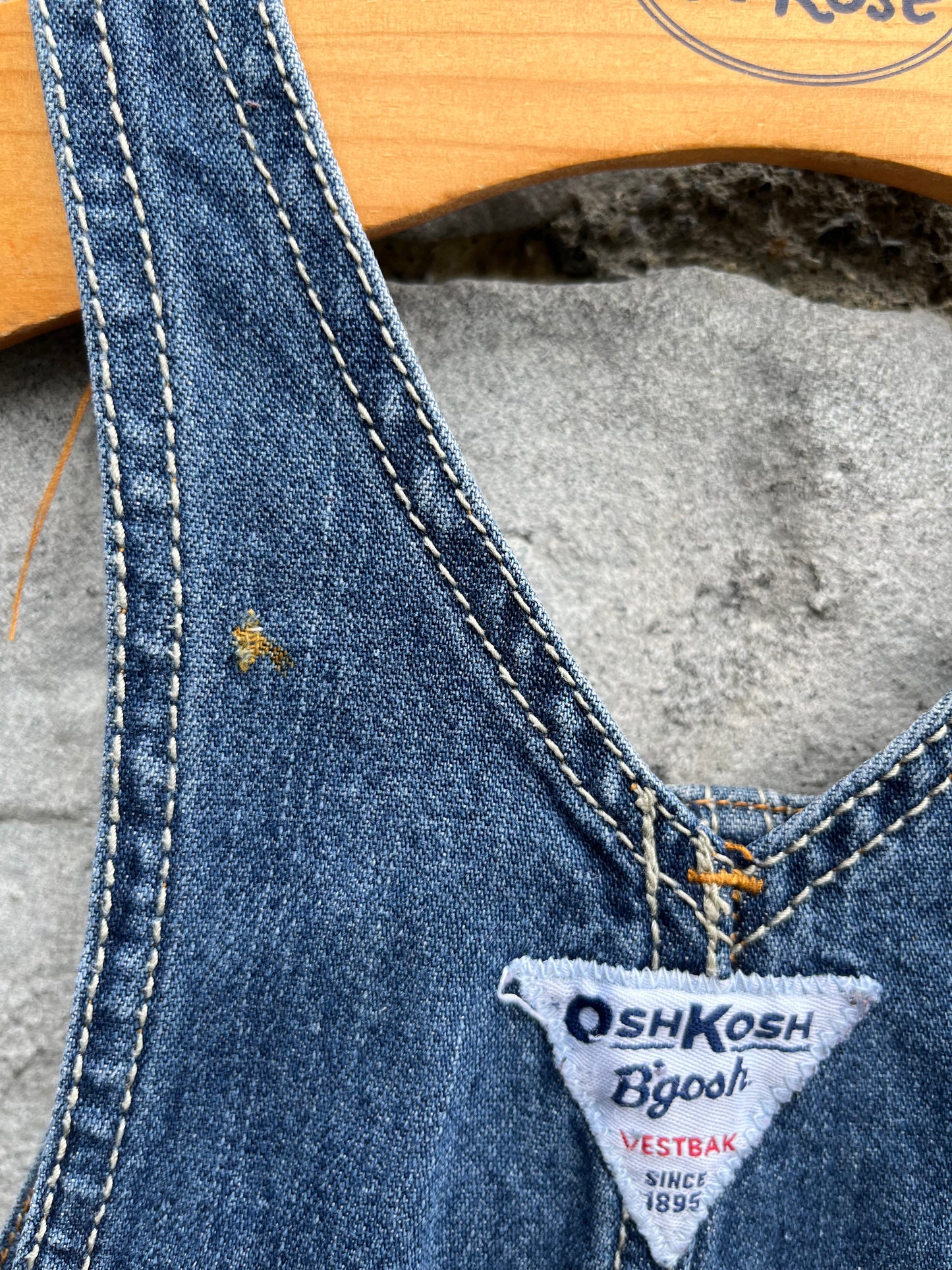 Y2K denim dungarees  12-18m (80-86cm)