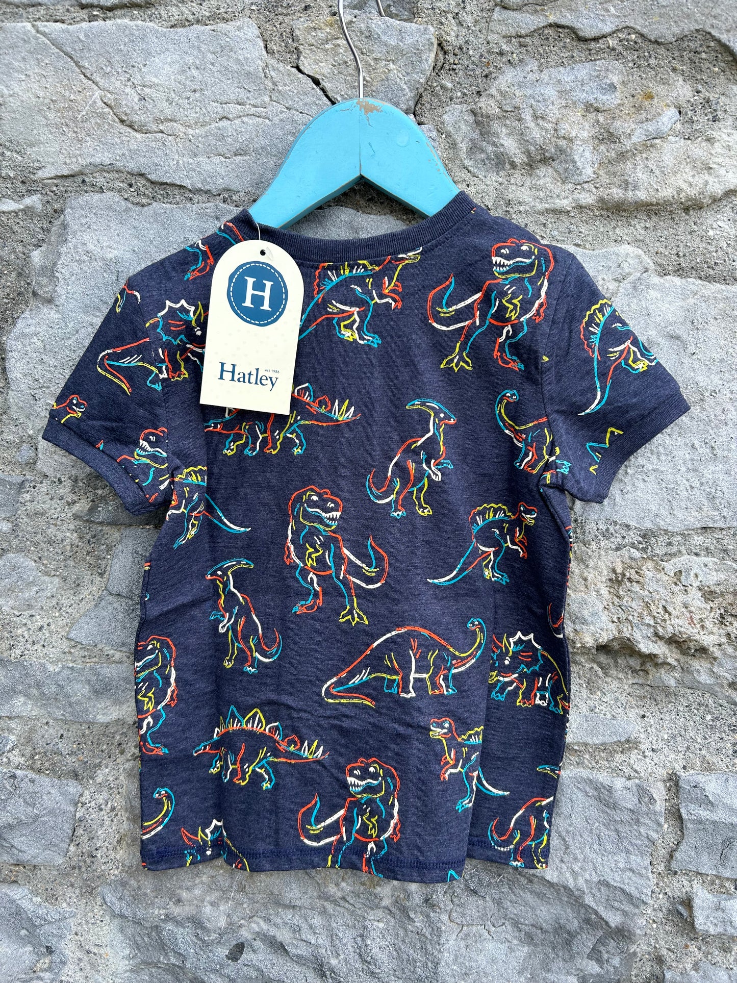 Dinosaurs navy T-shirt  3y (98cm)