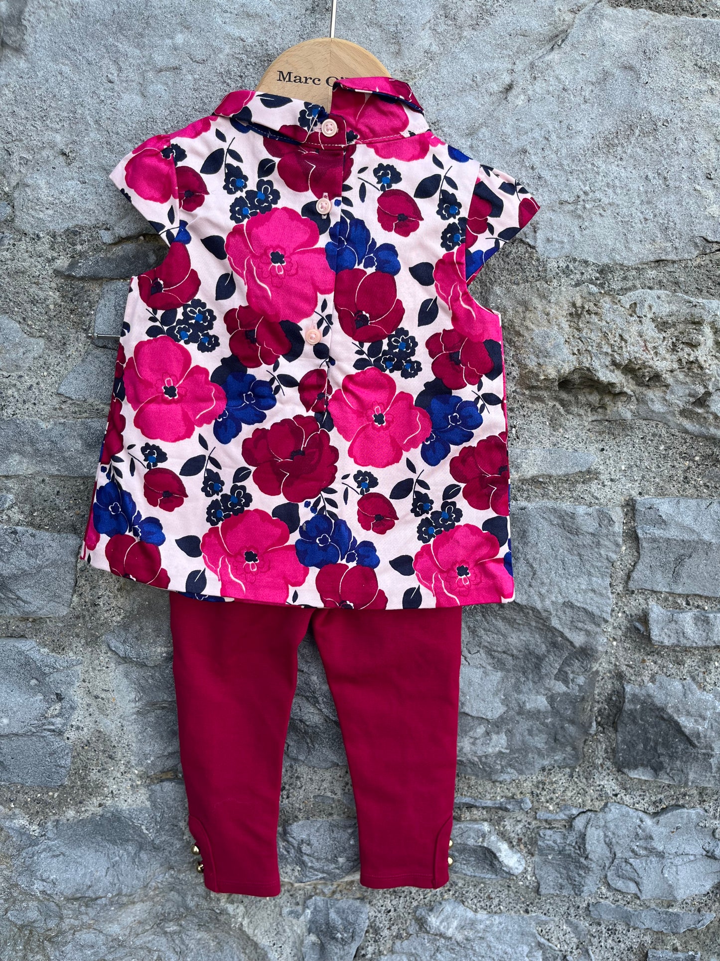 Floral tunic&pants   12m (80cm)