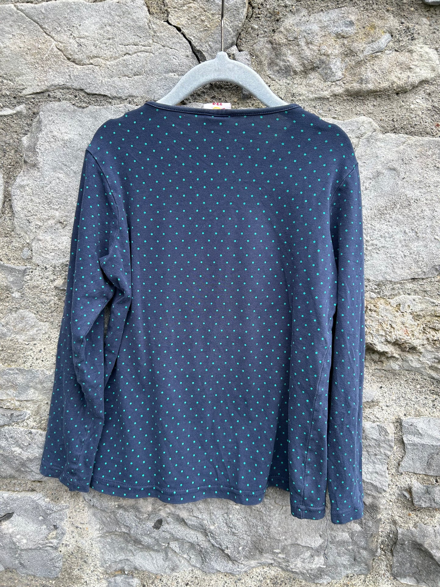 Winter friends spotty top  7-8y (122-128cm)