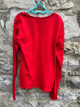 Load image into Gallery viewer, Red sparkly top  13-14y (158-164cm)
