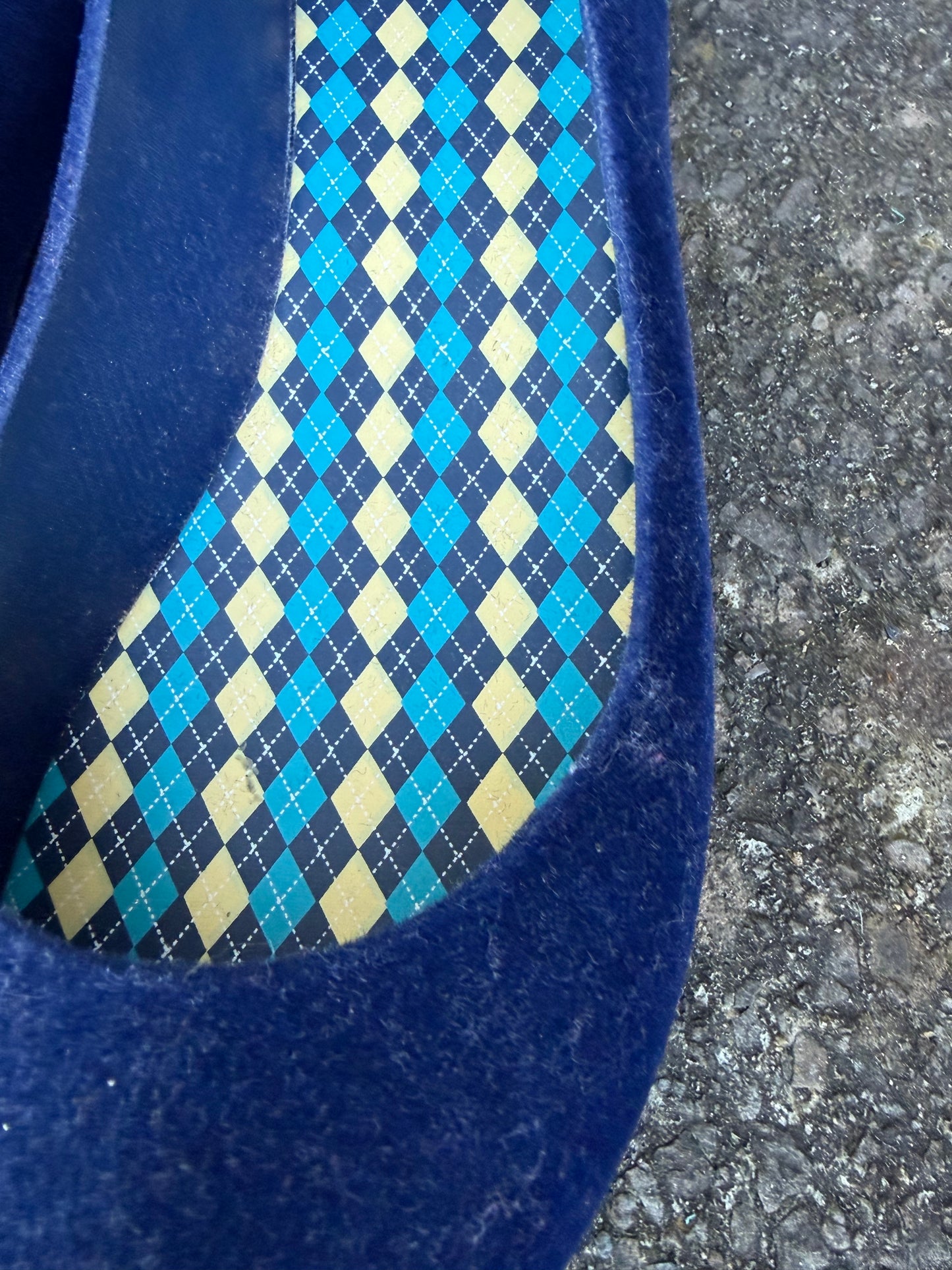 Melissa Ultragirl Blue Flocked pumps  uk 6 (eu 39)