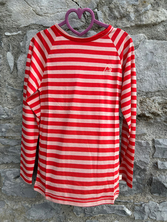 All you need Tee red stripes  9y (134cm)