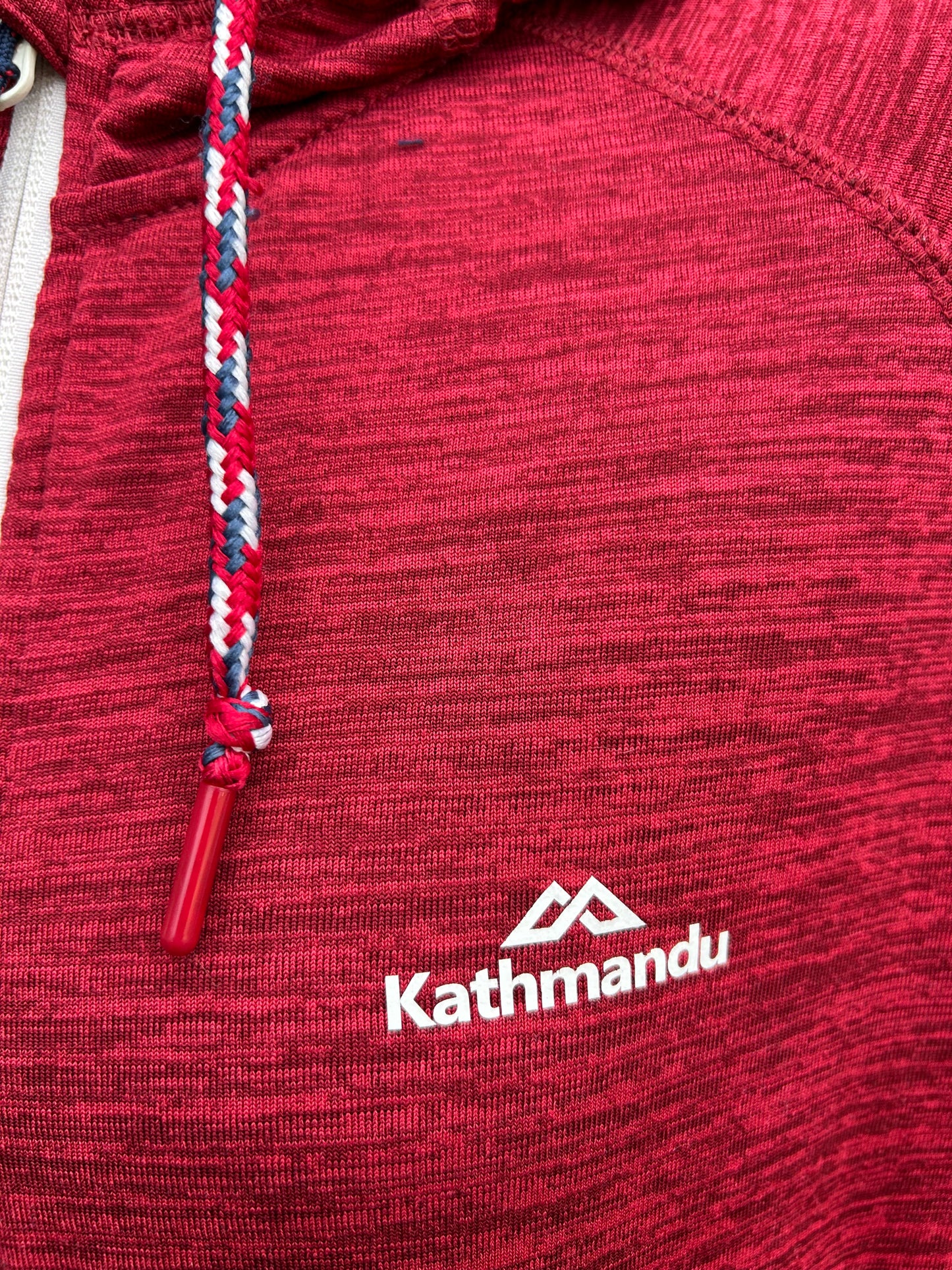 Maroon melange hoodie uk 14-16