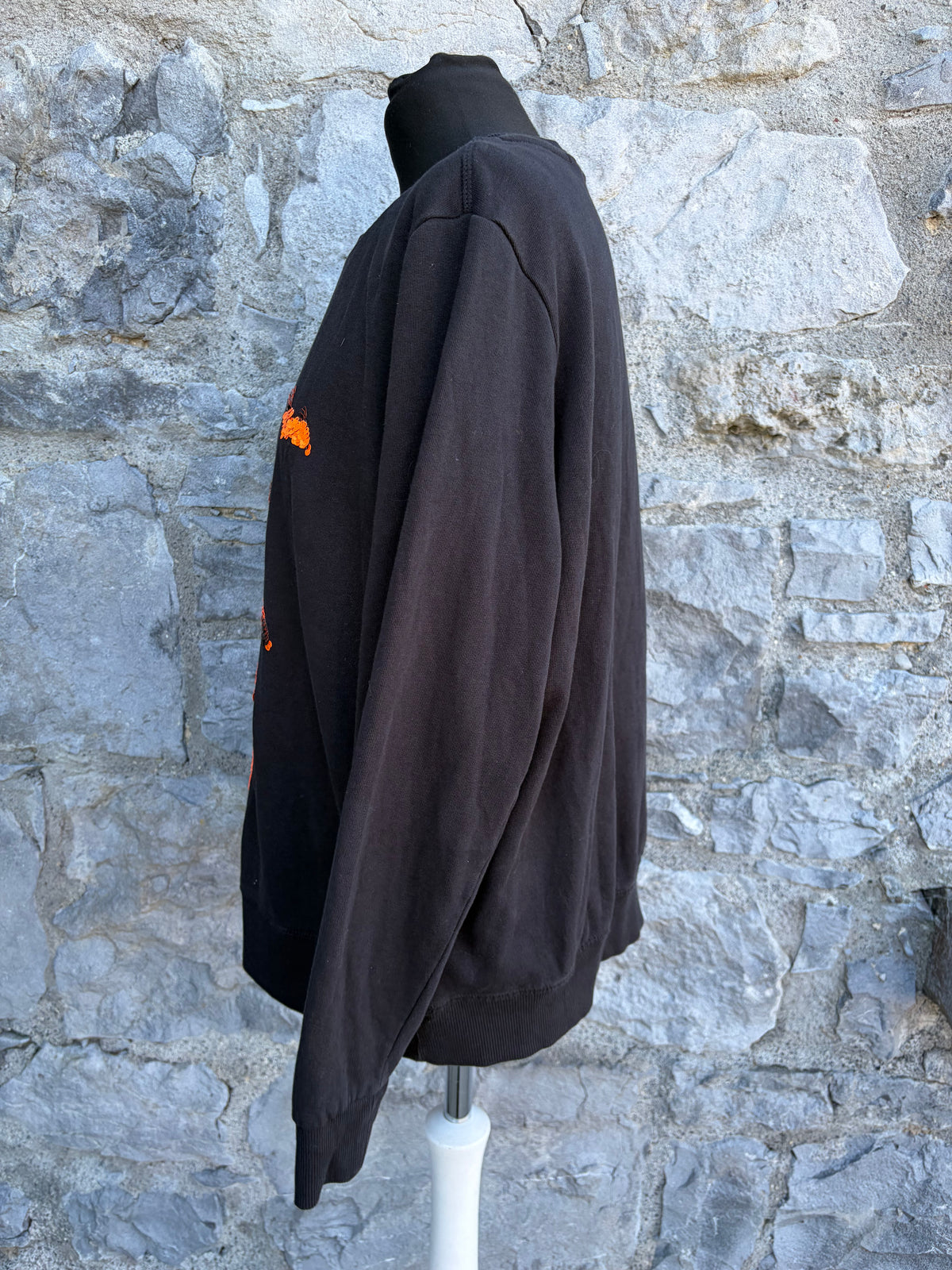Sequin pumpkin black sweatshirt uk 14-16