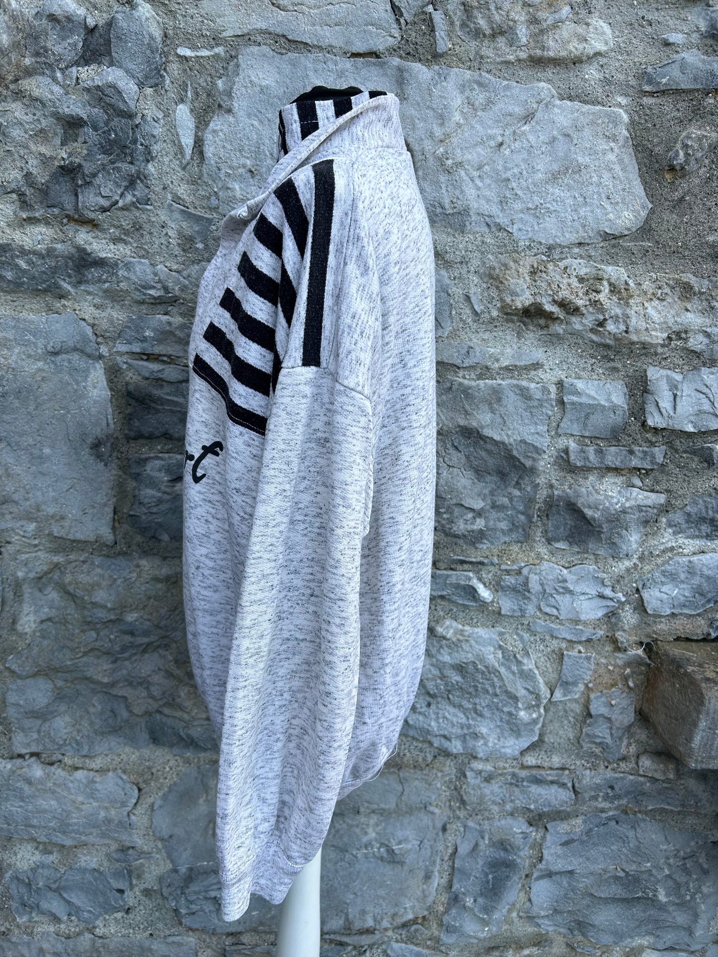 90s active sport grey sweatshirt Medium