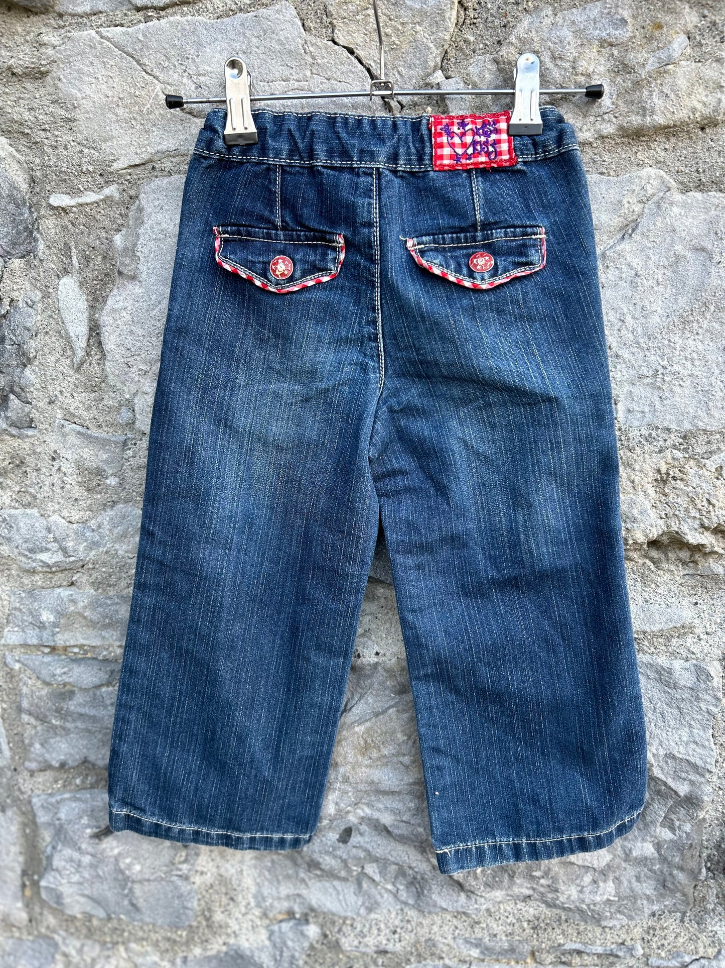 Y2K navy jeans  2-3y (92-98cm)