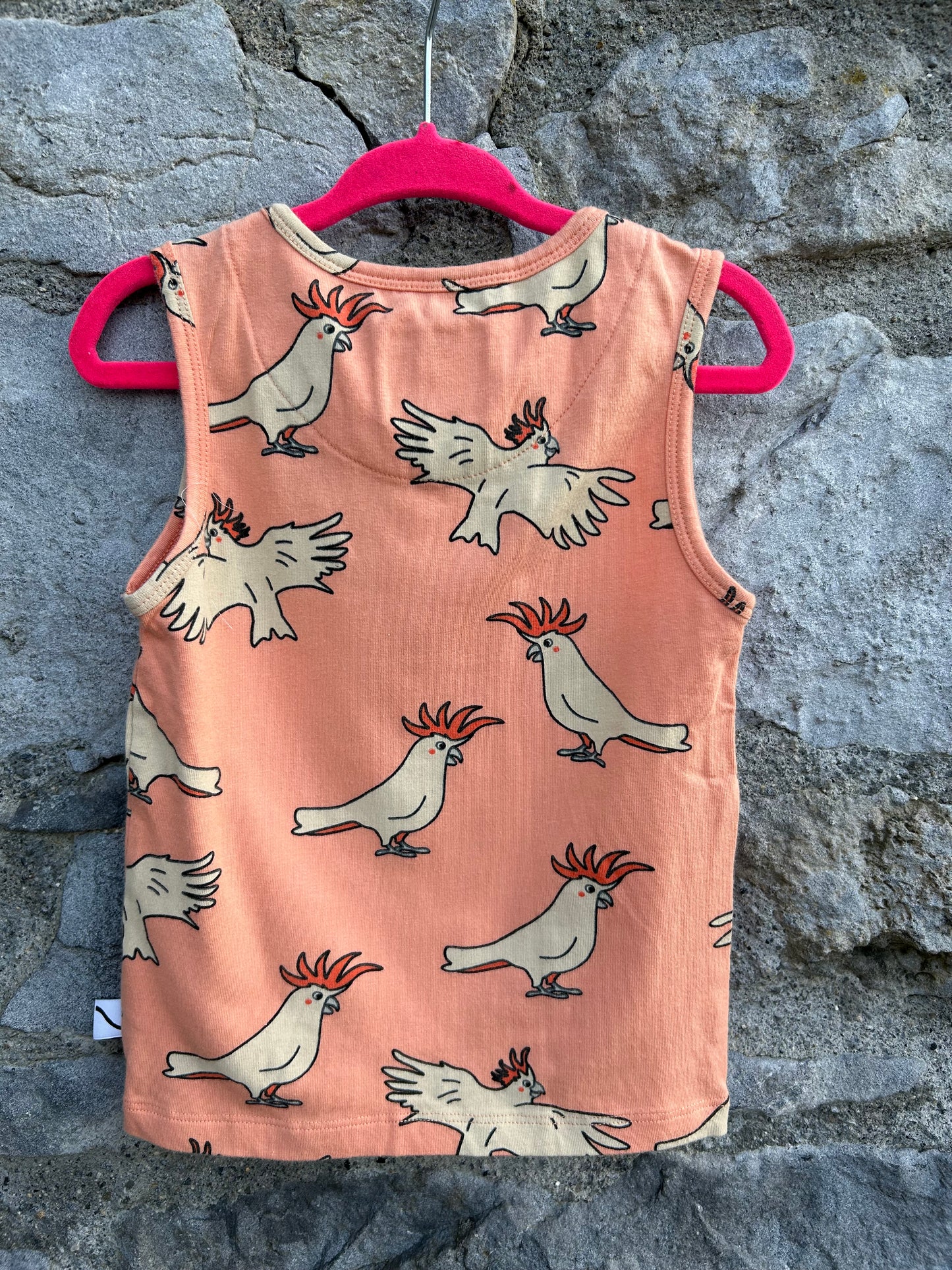 Orange parrot top  2-3y (92-98cm)