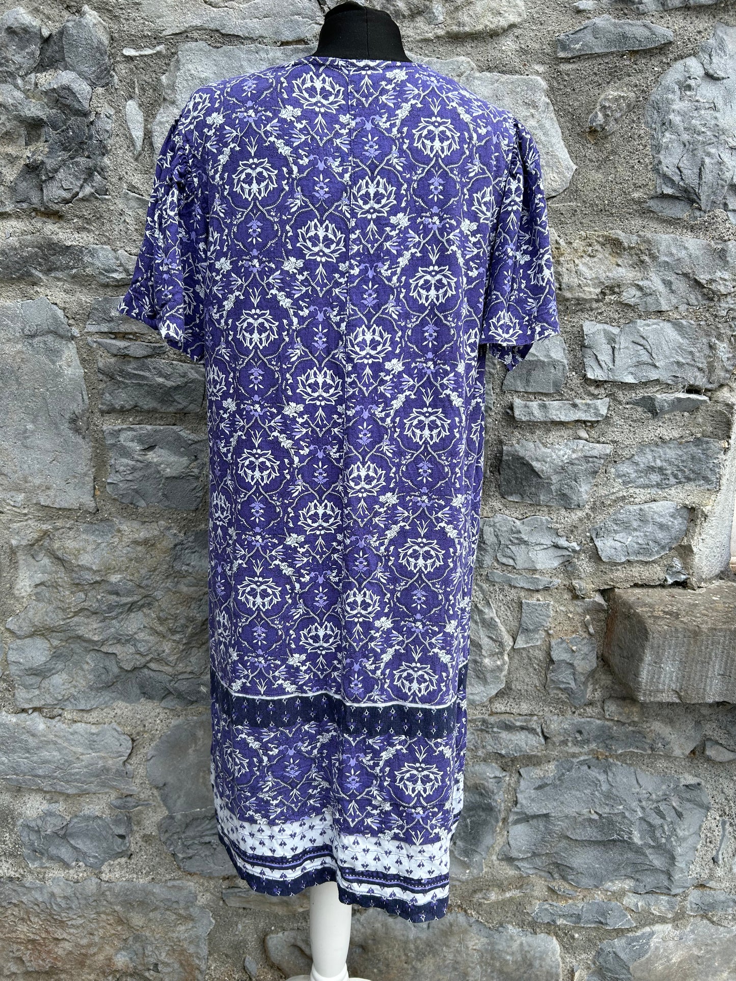 Purple floral dress uk 14