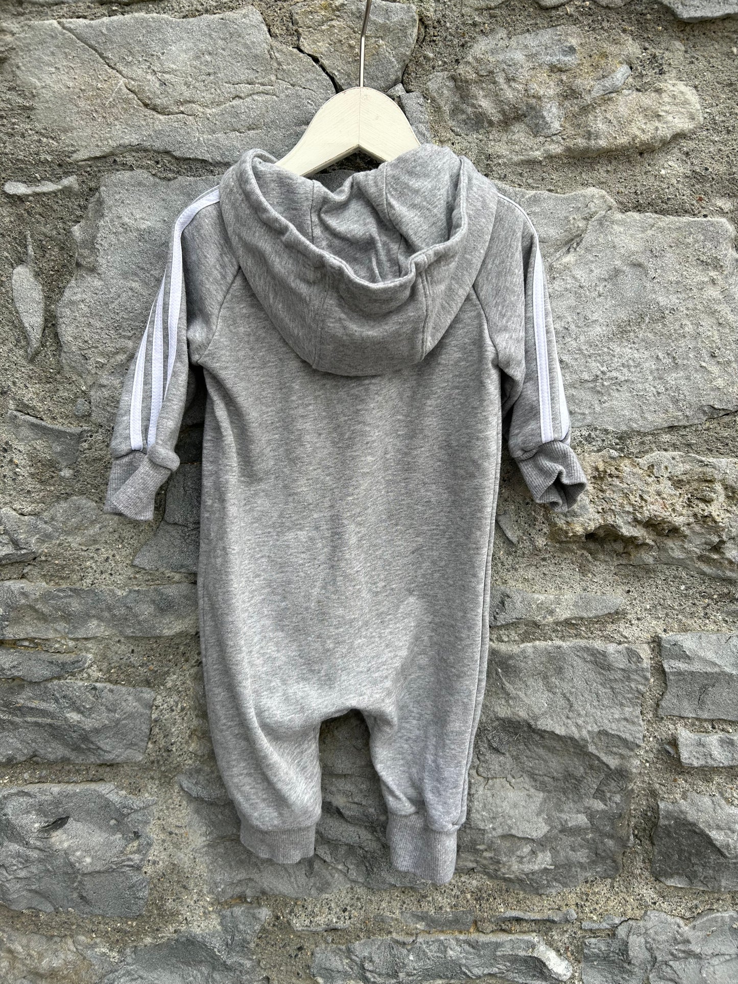 Grey sweat onesie  3-6m (62-68cm)