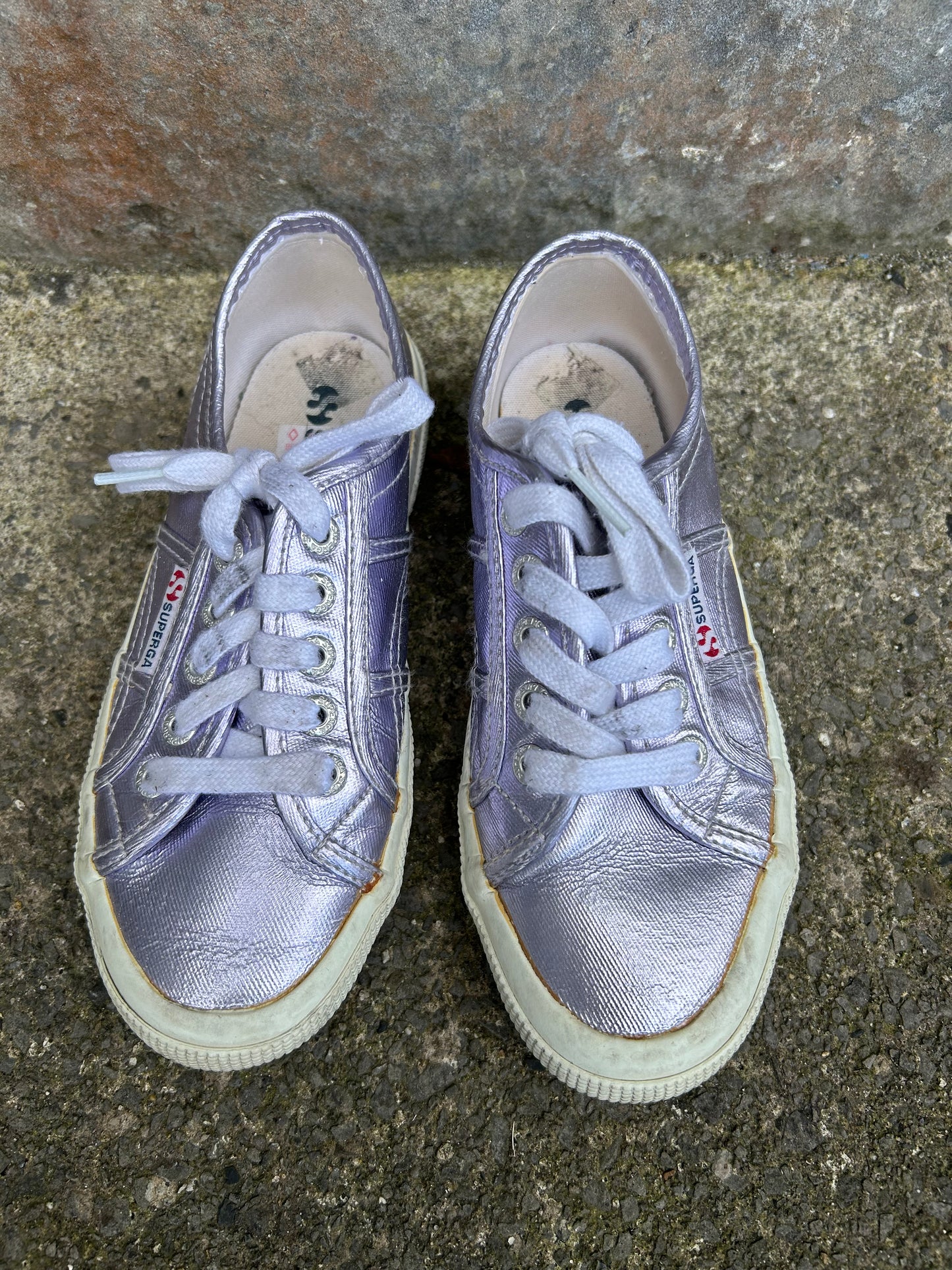 Purple metallic Trainers   uk 1.5 (eu 34)