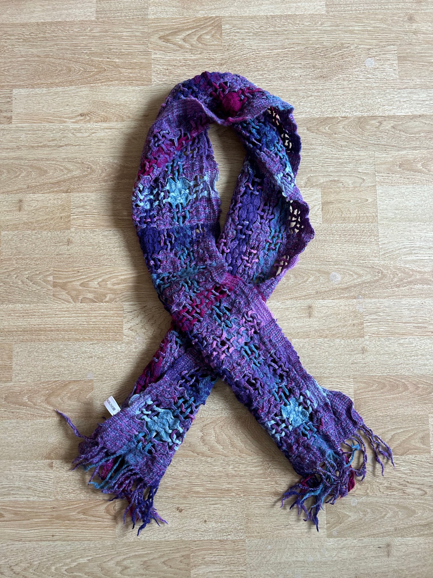 Purple scarf