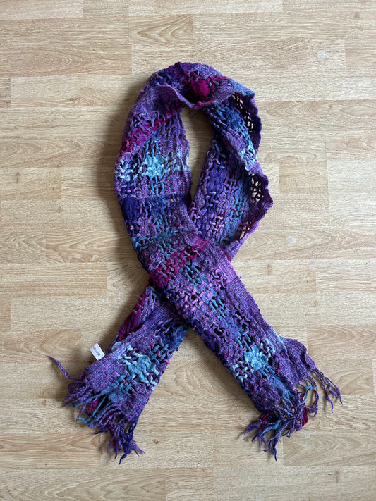 Purple scarf