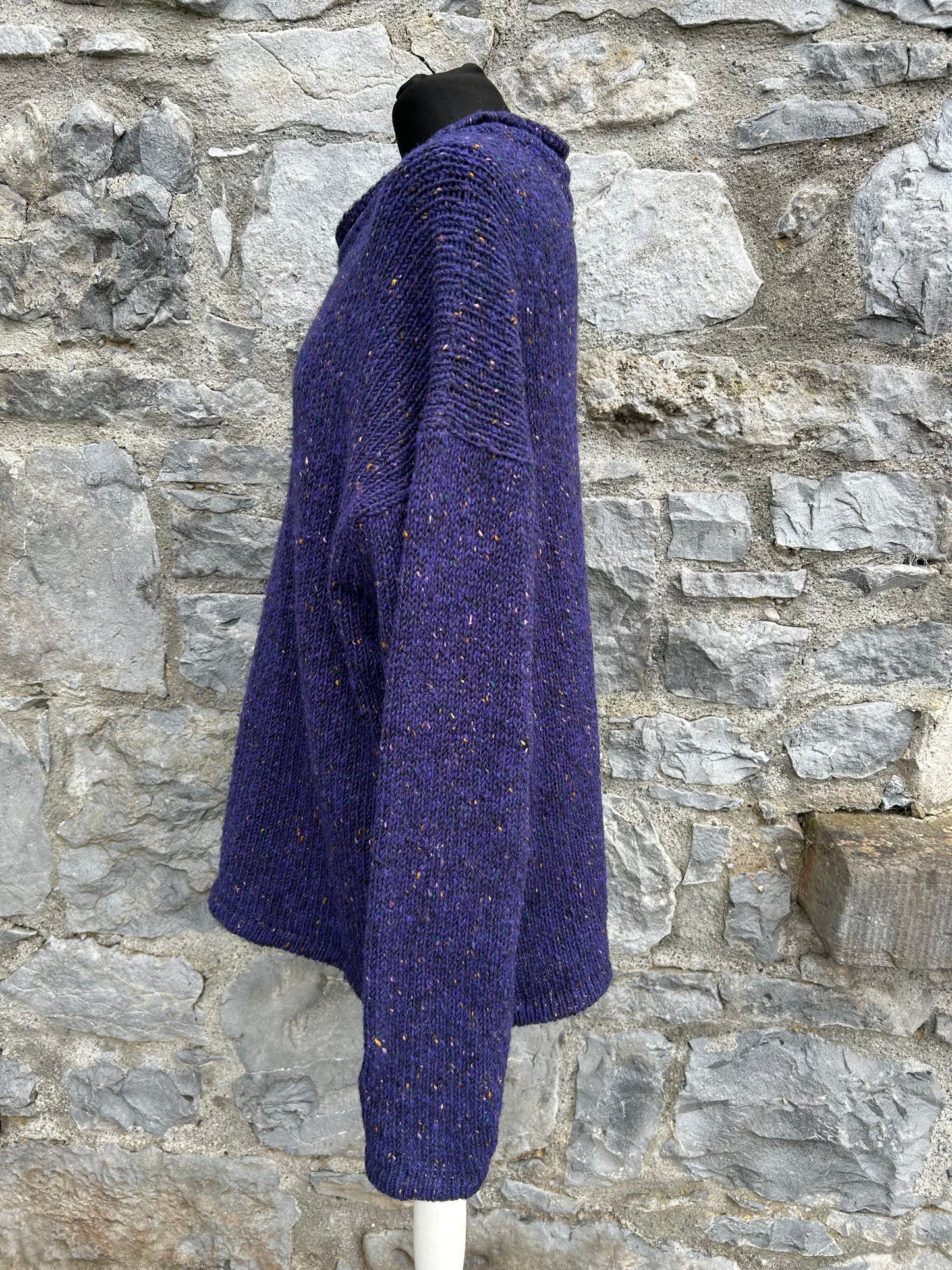 Blue melange jumper XL