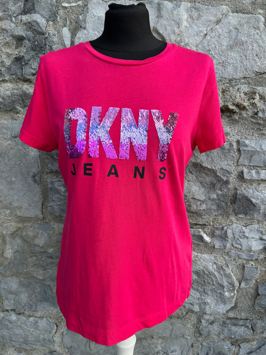 DKNY pink T-shirt uk 10-12