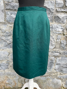 90s green skirt uk 10