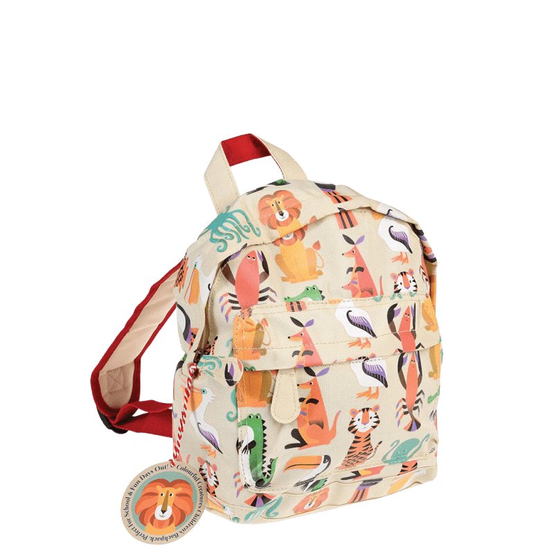 Mini children's backpack - Colourful Creatures