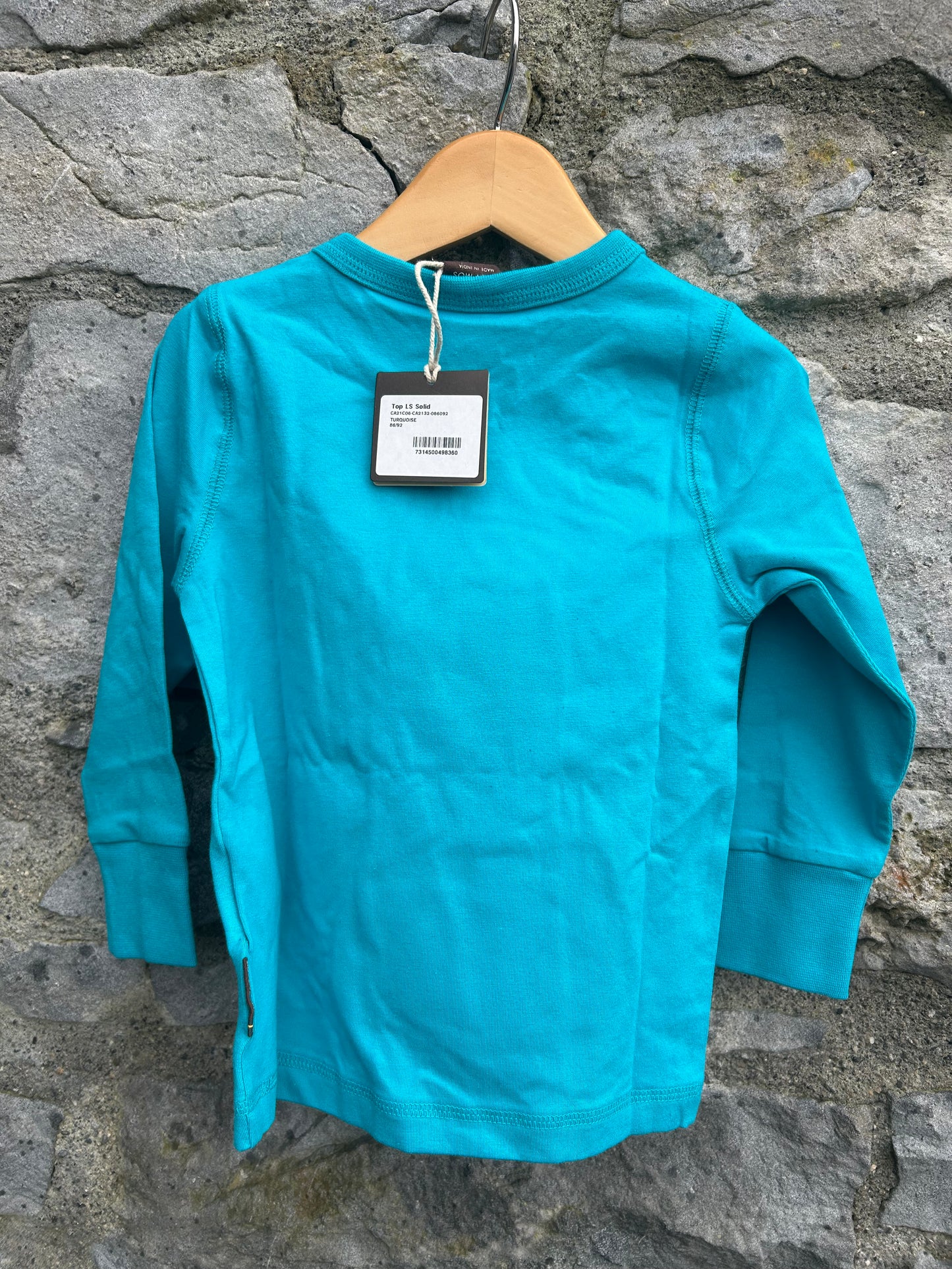 Turquoise top  18-24m (86-92cm)