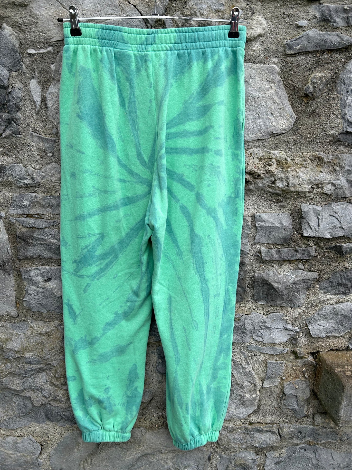 Green tie-dye tracksuit pants uk 12